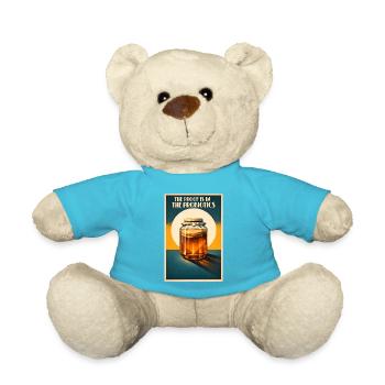 Beweis für Probiotika | Kombucha Humor - Teddy - Atollblau - Vorne