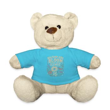 Les enfants militaires prospèrent là où ils sont plantés. - Nounours - bleu outremer - Devant
