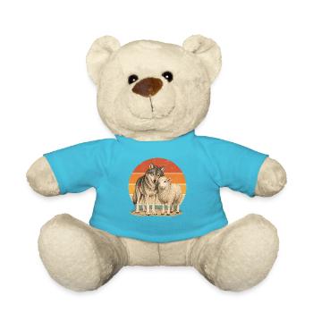 Wolf und Schaf - Teddy - Atollblau - Vorne