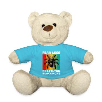 Schwarze Vogelspinne - Teddy - Atollblau - Vorne