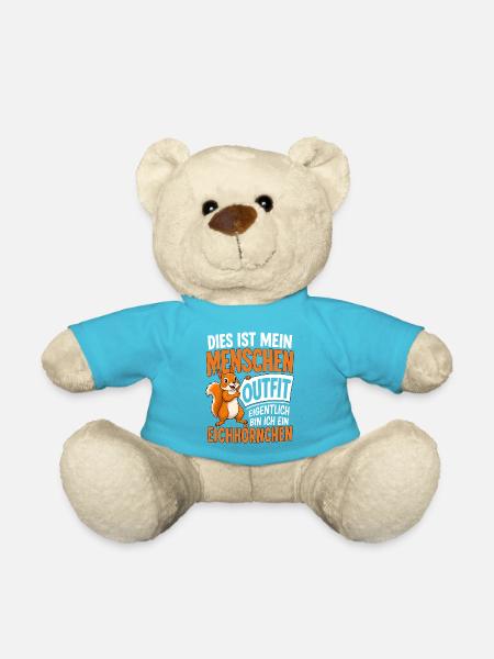 Eigentlich Bin Ich Ein Eichhörnchen - Teddy - Atollblau