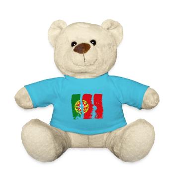 Drapeau du Portugal Utilisé Look Drapeau portugais - Nounours - bleu outremer - Devant