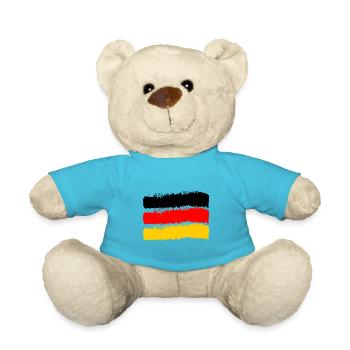 Drapeau de l’Allemagne Drapeau allemand Utilisé Look Homeland - Nounours - bleu outremer - Devant