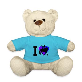 Body Control Men's Equestrian Gymnastics - Teddy Bear - atoll blue - Front