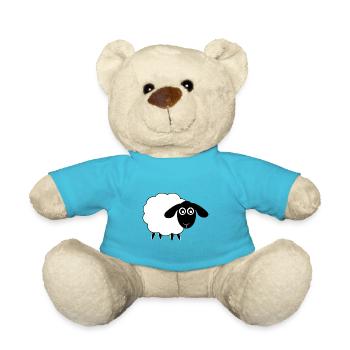 Sheep - Teddy Bear - atoll blue - Front