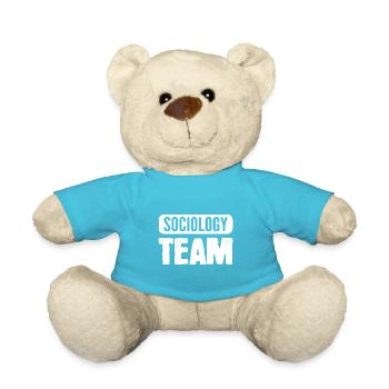 Sociology -Team Sociology -Major Gift - Teddy Bear - atoll blue - Front