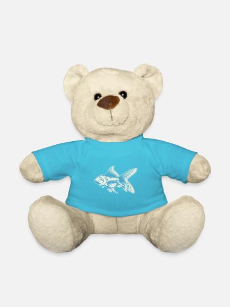 Poisson - Nounours - bleu outremer
