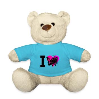 Free Dive Diving Diver Women's Scuba Diving - Teddy Bear - atoll blue - Front