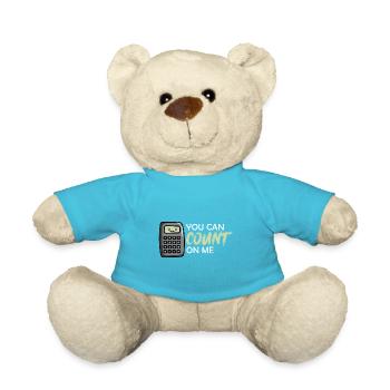 Sur moi, les comptables comptent sur le poison - Nounours - bleu outremer - Devant
