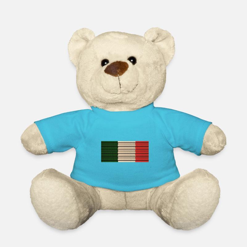 Drapeau italien 2021 - Nounours - bleu outremer