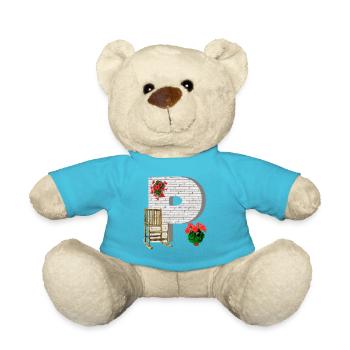 garden p - Teddy Bear - atoll blue - Front