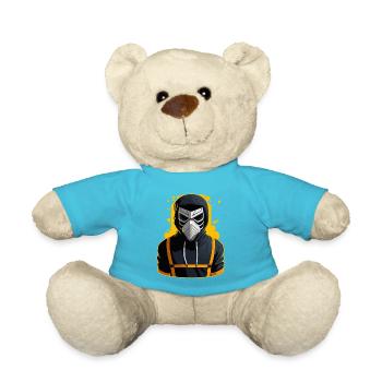 Cyborg Mit Hoodie - Teddy - Atollblau - Vorne