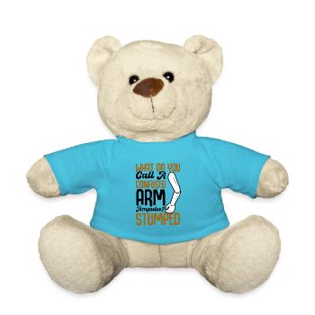 confused arm amputee Stumped - Teddy - Atollblau - Vorne