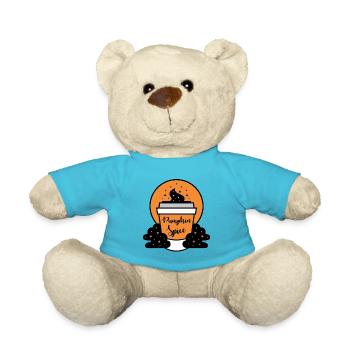 Pumpkin Spice - Teddy Bear - atoll blue - Front