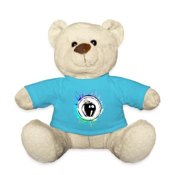 Apple Colorful vitamins - Teddy Bear - atoll blue - Front