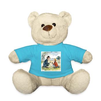 Ältere Freunde zusammen - Teddy - Atollblau - Vorne