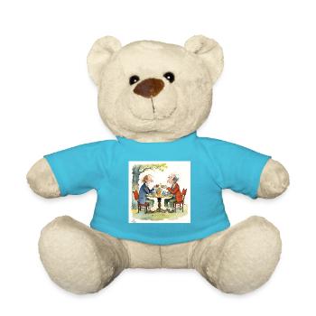 Herren Freunde, die einen Moment teilen - Teddy - Atollblau - Vorne