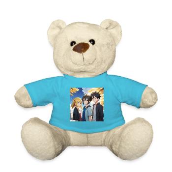 Autumn Anime Friends - Teddy Bear - atoll blue - Front