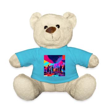 Amitié fantastique numérique - Nounours - bleu outremer - Devant