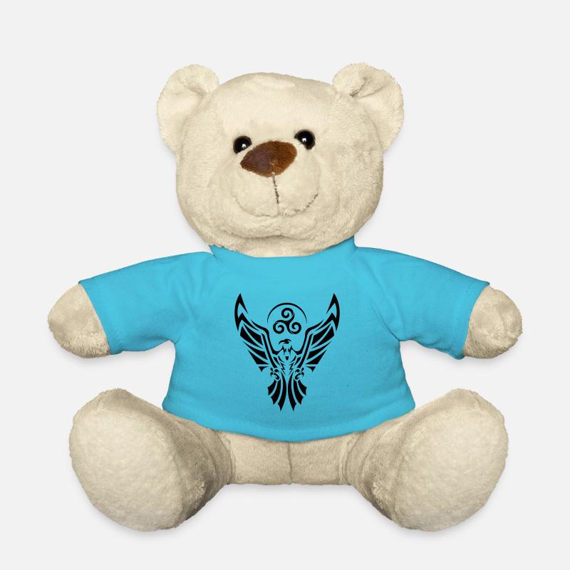 Aigle noir - Nounours - bleu outremer