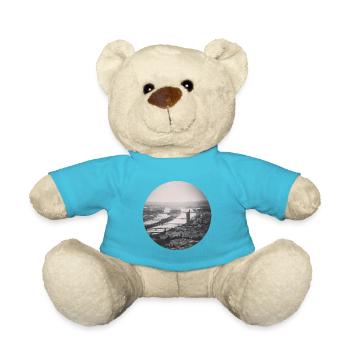 Vienna, Vienna is only you - Teddy Bear - atoll blue - Front