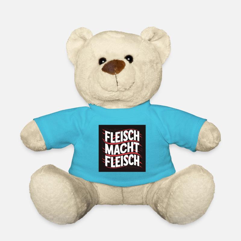 Fleisch macht Fleisch - Teddy - Atollblau