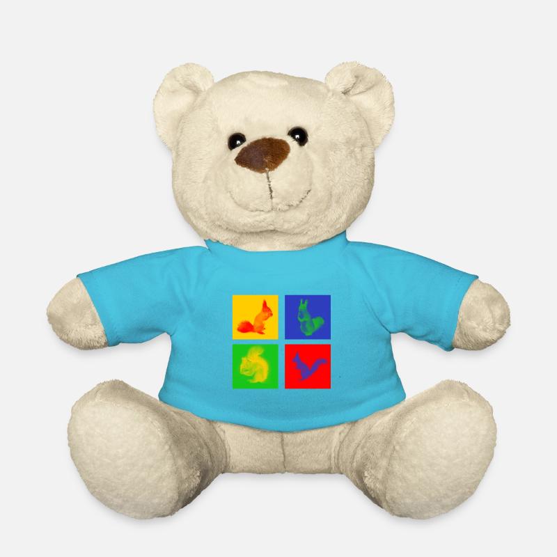 Eichhörnchen - Teddy - Atollblau
