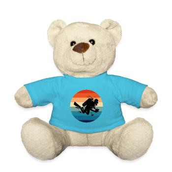 Scuba Diver Diver Scuba Diver Hommes - Nounours - bleu outremer - Devant