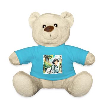 Anime / Comic / Japanisch / Zeichentrick / Cartoon - Teddy - Atollblau - Vorne