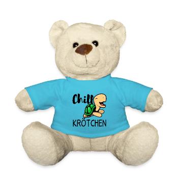 Schildkröte Faul Faulenzer - Teddy - Atollblau - Vorne