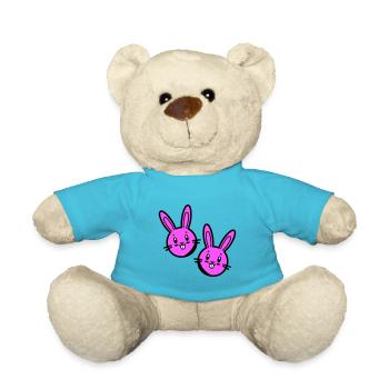 Easter Bunny Symbol Easter - Teddy Bear - atoll blue - Front