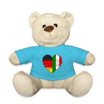 Italia Italian Germany Italy - Teddy Bear - atoll blue - Front