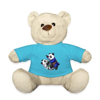Pandabären Jiu-Jitsu - Teddy - Atollblau - Vorne
