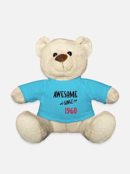since1960 - Teddy Bear - atoll blue