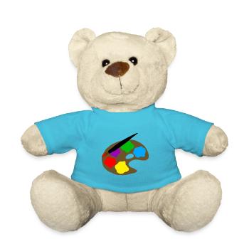 80 Paint Colors Artboard - Teddy Bear - atoll blue - Front
