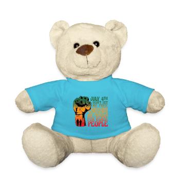 Der 4. Juli hat mich nicht befreit - Teddy - Atollblau - Vorne