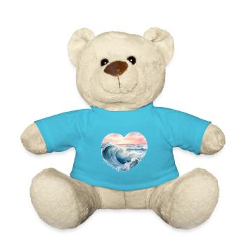 Welle Meer - Teddy - Atollblau - Vorne