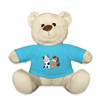 Vache équitation animaux ferme d'animaux pour les enfants - Nounours - bleu outremer - Devant