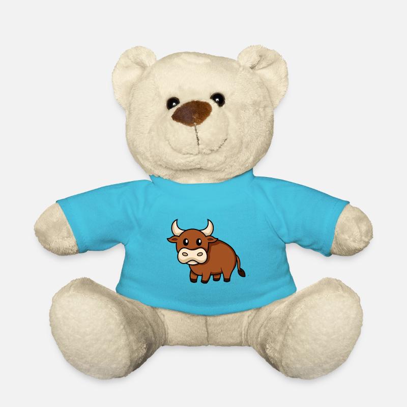 Sternzeichen Stier - Teddy - Atollblau