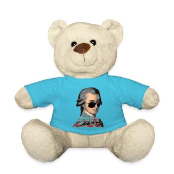 Wolfgang Amadeus Mozart - Teddy - Atollblau - Vorne