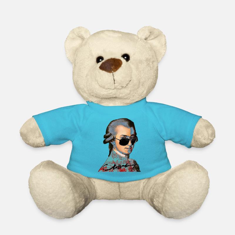 Wolfgang Amadeus Mozart - Teddy Bear - atoll blue