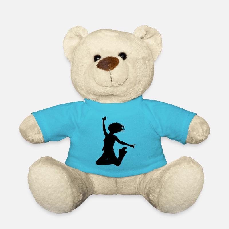 Silhouette Frau - Teddy - Atollblau