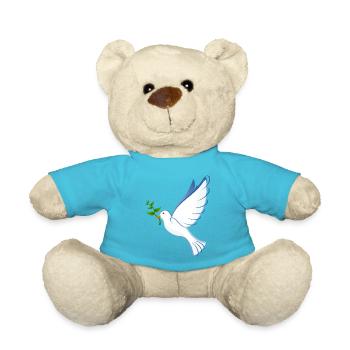 Colombe de la Paix - Nounours - bleu outremer - Devant