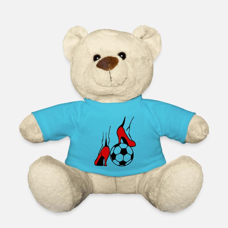 Frauenfussball - Teddy - Atollblau