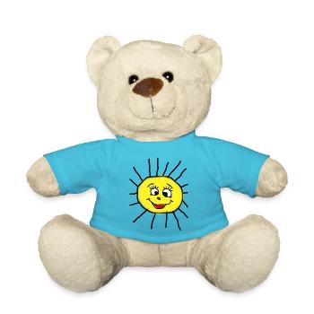 Funny sun - Teddy Bear - atoll blue - Front