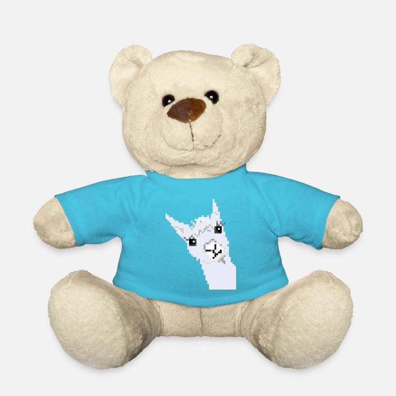 Pixel Lama - Nounours - bleu outremer