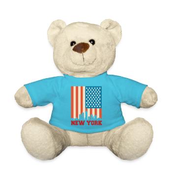 New York - Teddy - Atollblau - Vorne