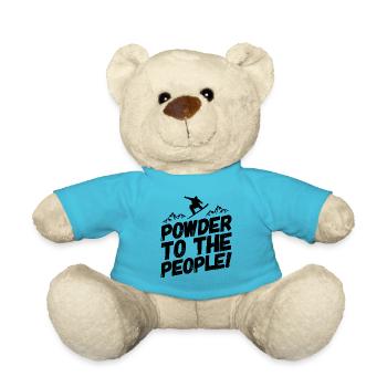 Snowboarding Snowboarding Snowboarder Powder - Nounours - bleu outremer - Devant
