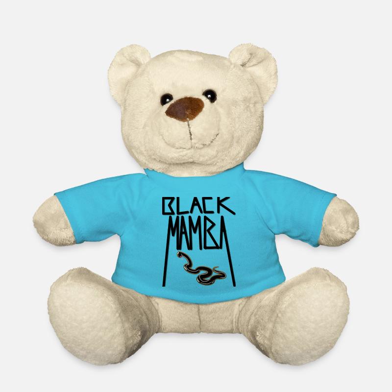 Schwarze Mamba Schlangenbiss - Teddy - Atollblau