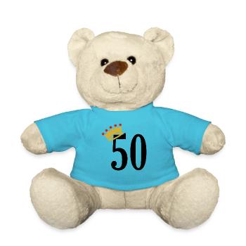 50 Jahre - Teddy - Atollblau - Vorne